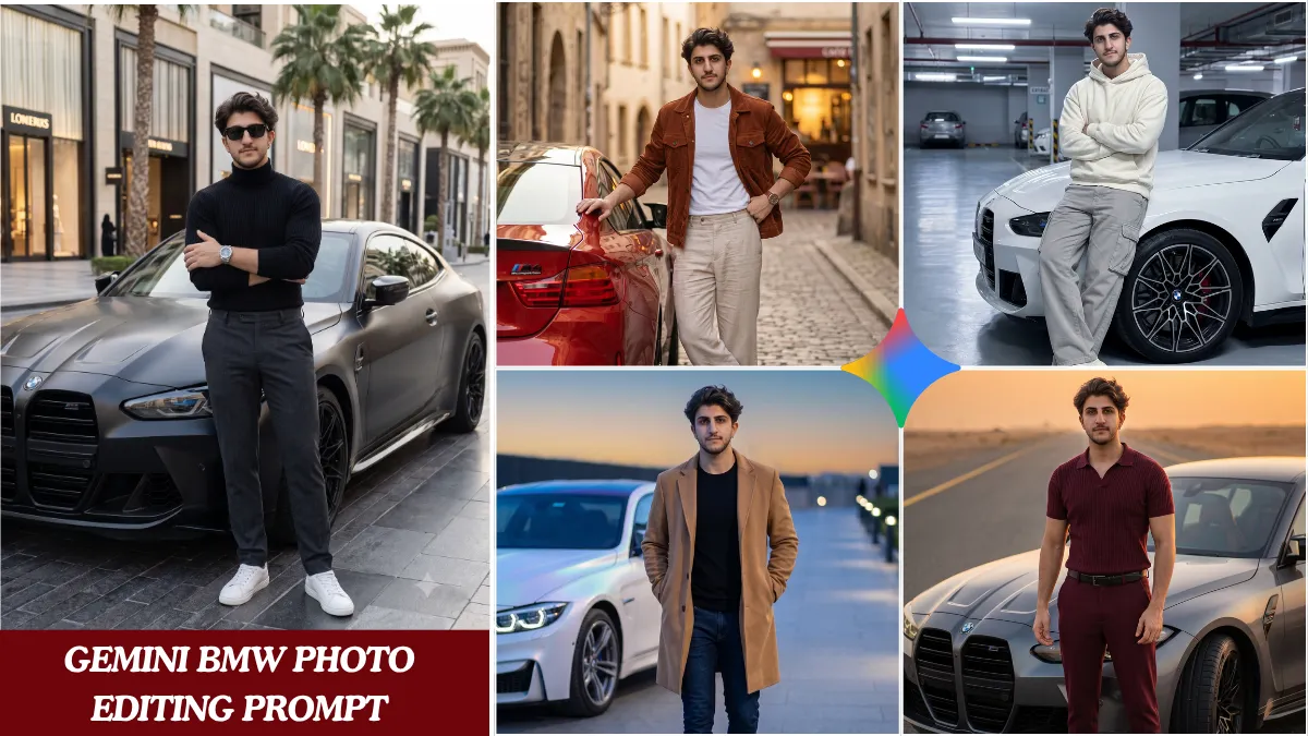 Best Nano Banana Gemini BMW Photo Editing Prompts for Boys 2026 | Trending Insta Prompts