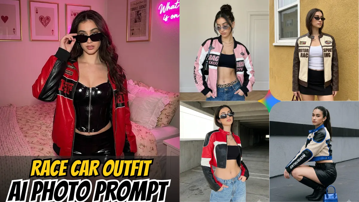 5 Stunning Gemini AI Photo Prompts for Girls Race Car Outfit | Trending Insta Prompts