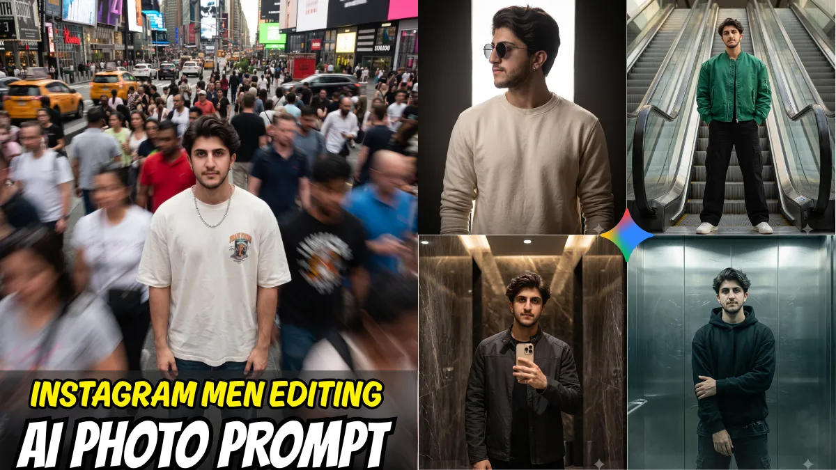 5 Stunning Gemini Prompt for Men That Go Viral on Instagram | Trending Insta Prompts