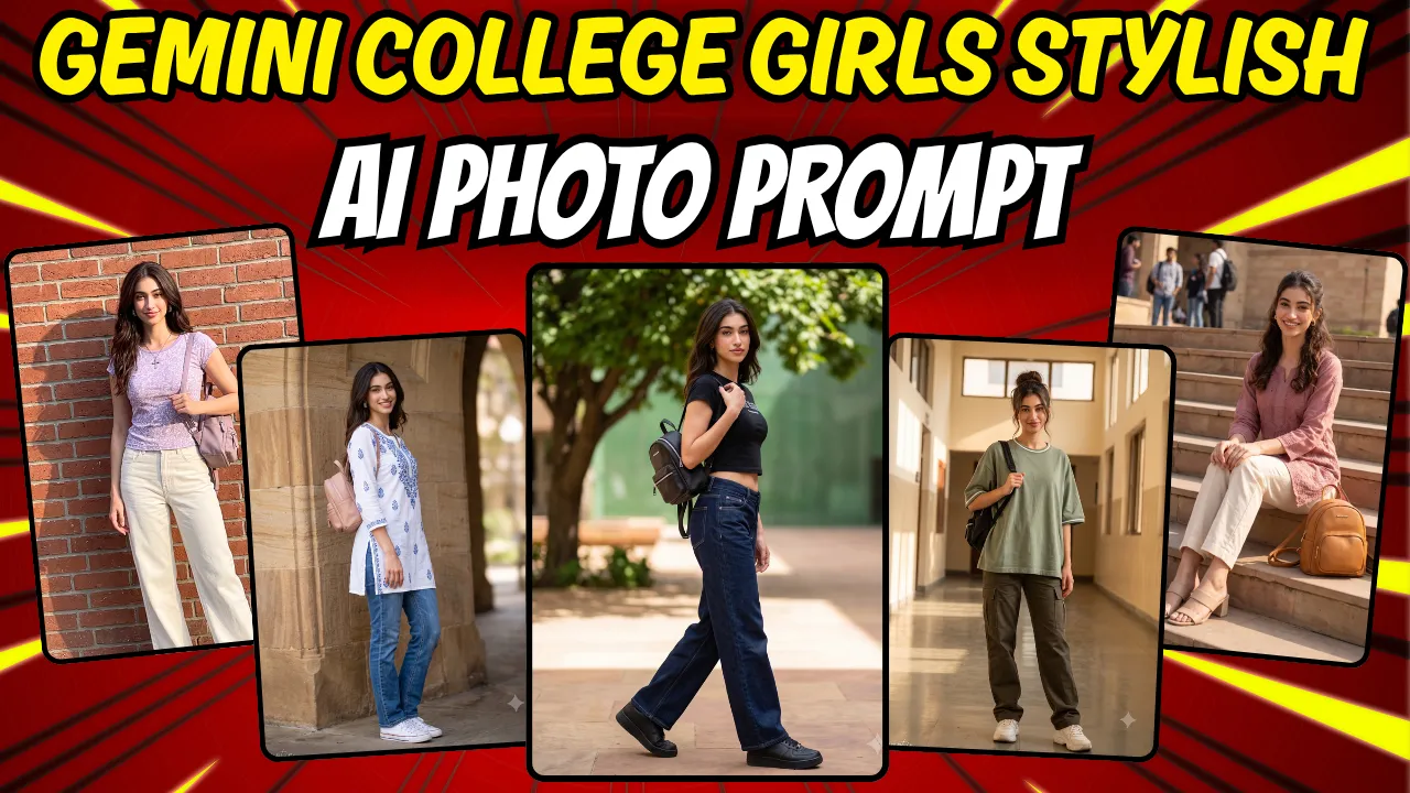 5 Stunning Girls Prompt Ideas for Gemini AI College Photos | Trending Insta Prompts