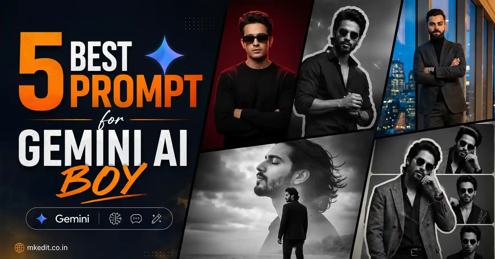 5 Best Prompt for Gemini AI Boy (nano banana prompt) | Trending Insta Prompts