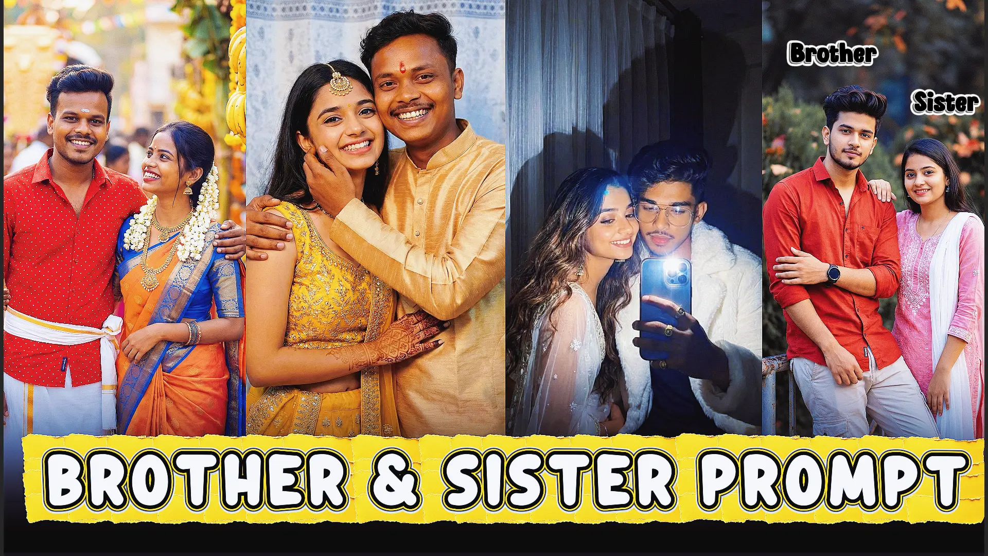 Trending Brother and Sister Prompt for Gemini AI: The Ultimate Guide to Viral Sibling Photos | Trending Insta Prompts