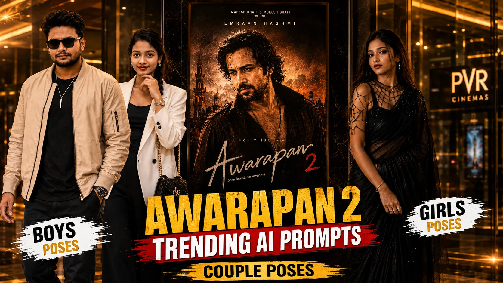 Awarapan 2 Prompt ChatGPT: Create Cinematic Movie Poster Photos With AI | Trending Insta Prompts