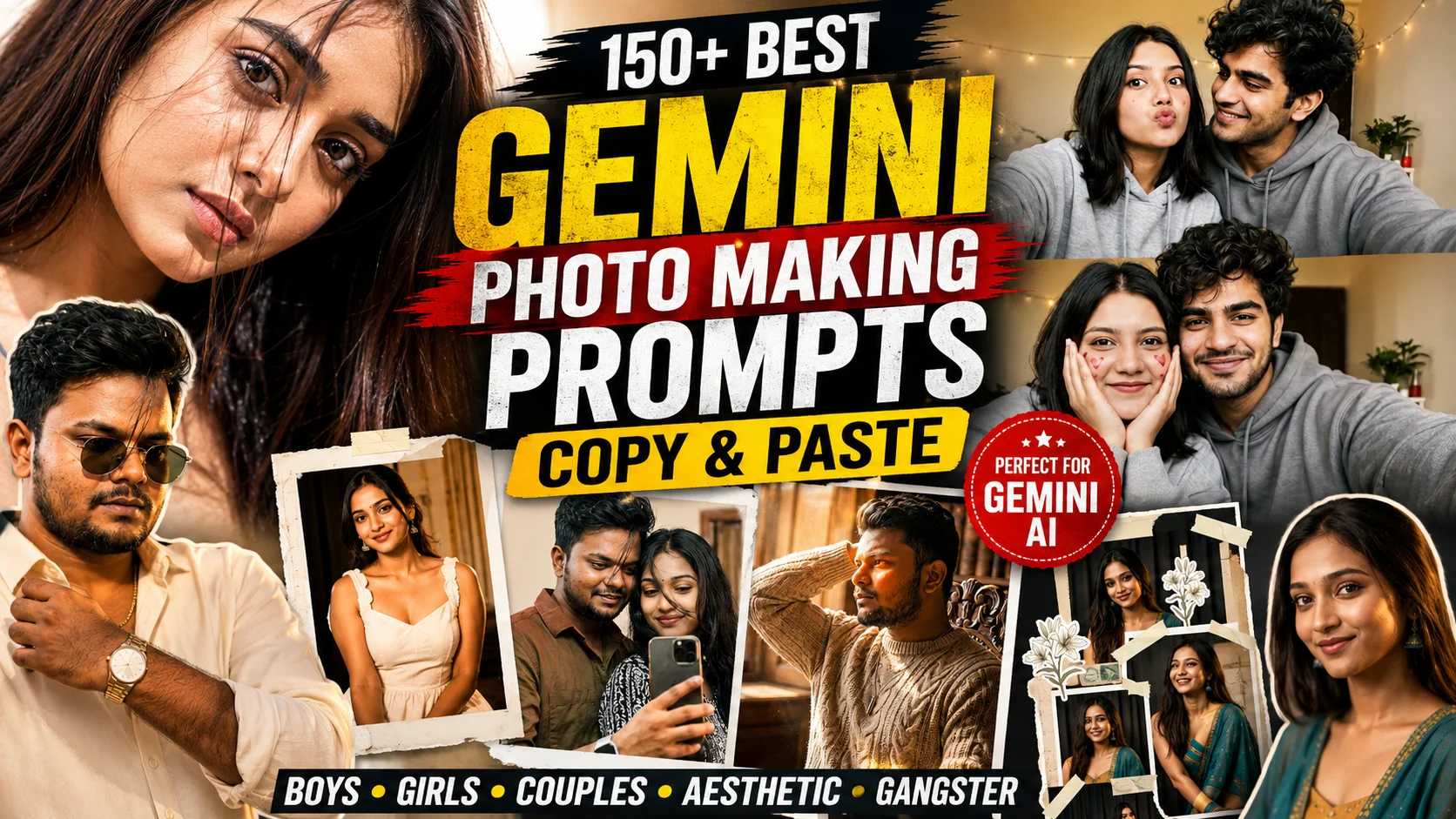 Gemini Photo Making Prompts (2026): Free Copy & Paste AI Prompts for Stunning Photos | Trending Insta Prompts