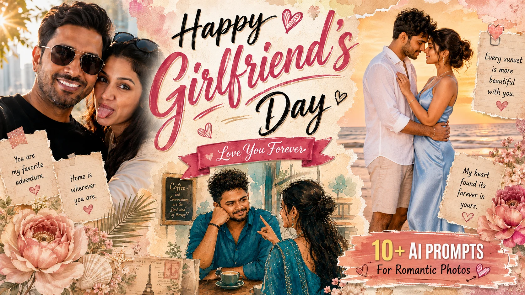 Girlfriend Day Prompt ChatGPT 2026: Top 10 Romantic Girlfriend Photo Prompts (Copy & Paste) | Trending Insta Prompts