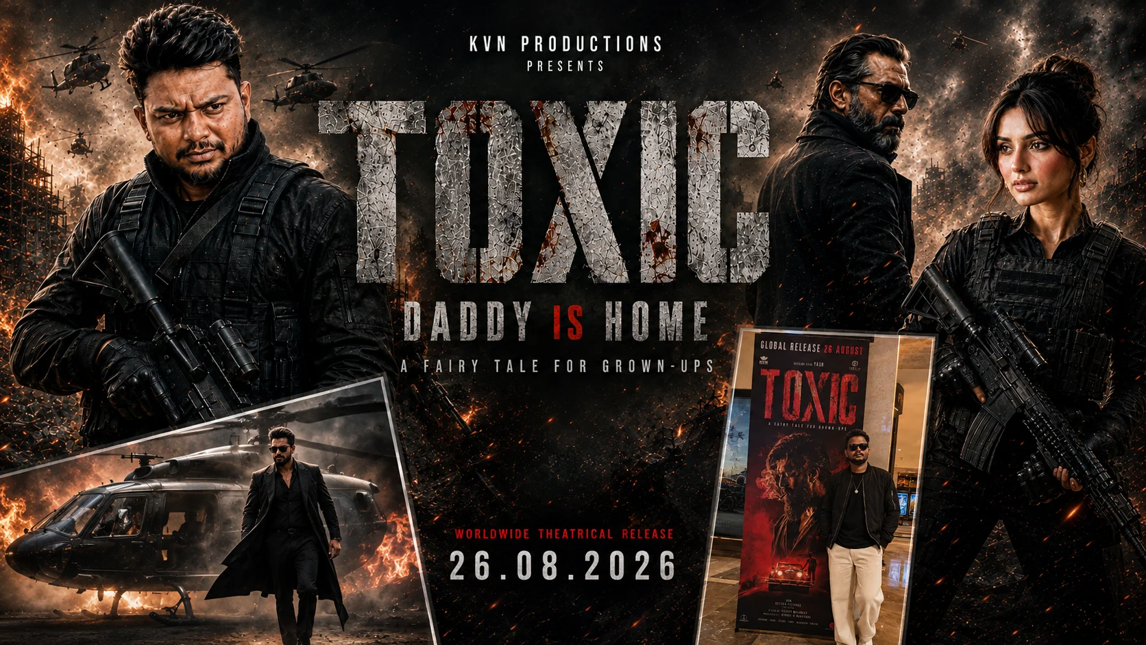 Toxic Movie Prompt ChatGPT: Create Cinematic AI Movie Posters Like a Blockbuster | Trending Insta Prompts